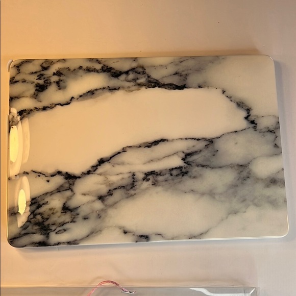 Marble Gray & White MacBook Pro Laptop Cover – Protective Hard Shell Case - Picture 3 of 5